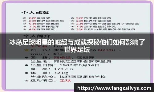 冰岛足球明星的崛起与成就探秘他们如何影响了世界足坛